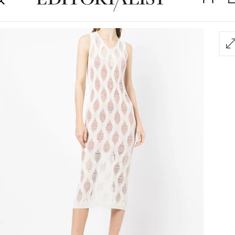 Dion Lee Distress Midi Dress